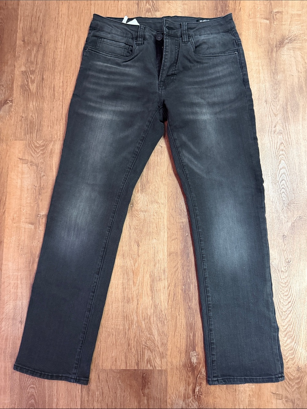 Buffalo David Bitton Men’s Slim Straight Black Washed Jeans
